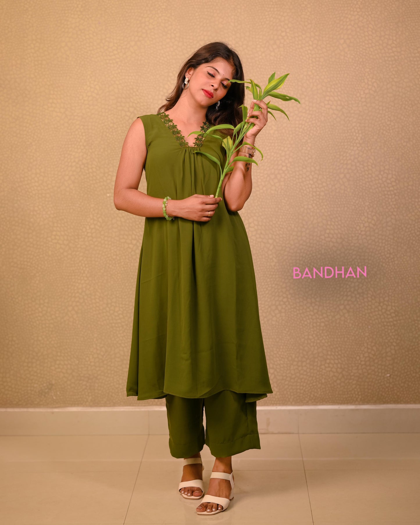 Luxe Green Kurti BAKU101